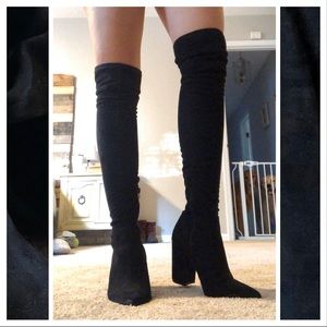 Steve Madden Over the Knee Suede Boots